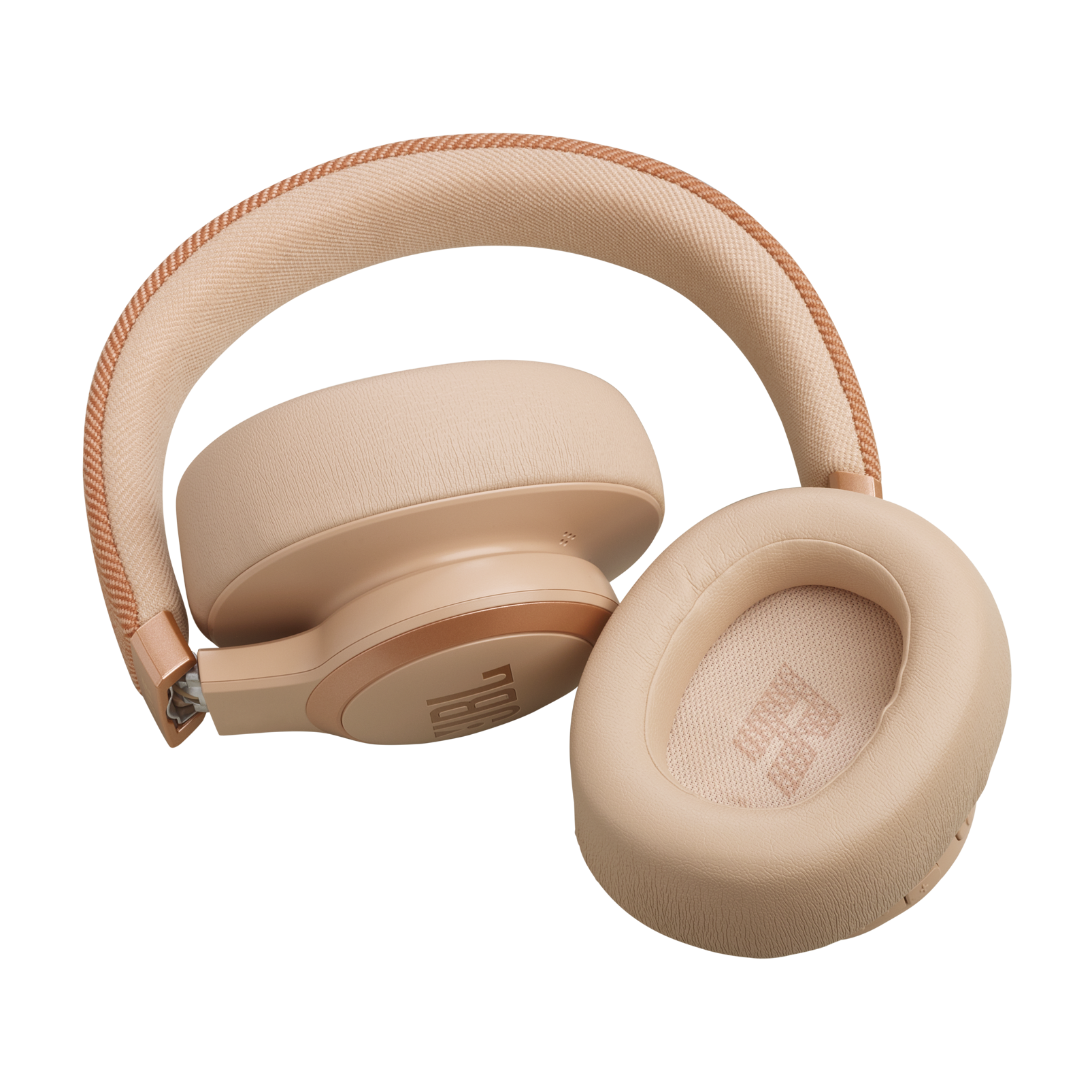 JBL Live 770NC - Sandstone - Wireless Over-Ear Headphones with True Adaptive Noise Cancelling - Detailshot 1